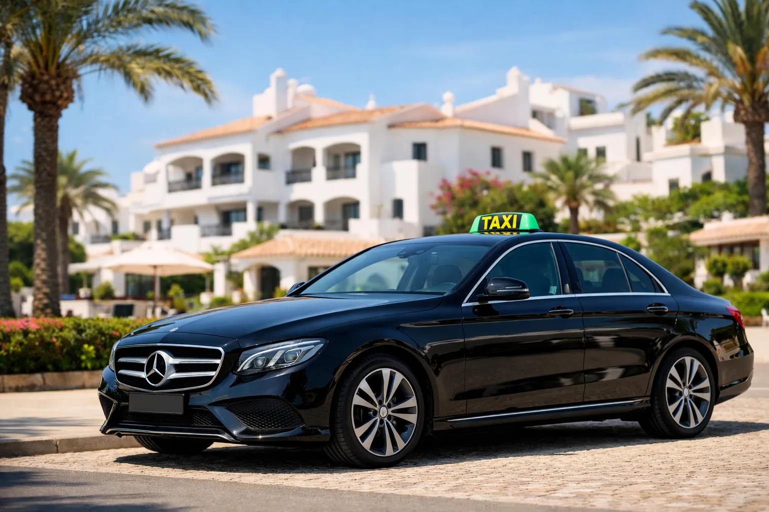 Taxi from Faro to Albufeira Algarve